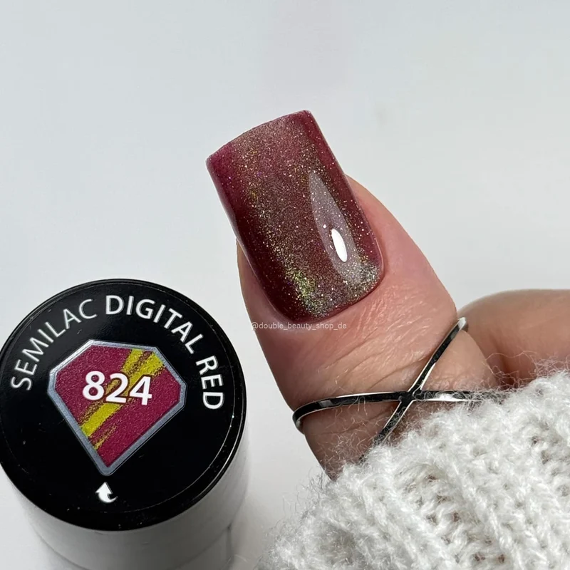 824 Digital Red - UV Nagellack 7ml Semilac