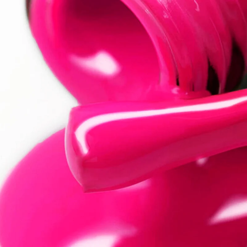 PNB pink coral gel nail polish 144 Bright Fuchsia