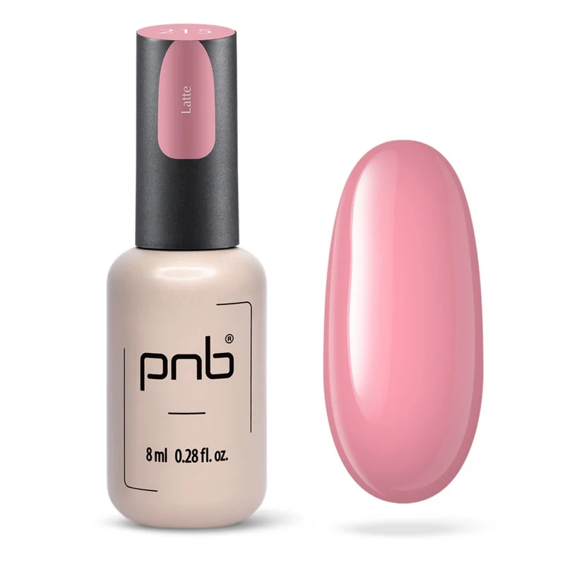 PNB pink gel nail polish 215 Latte