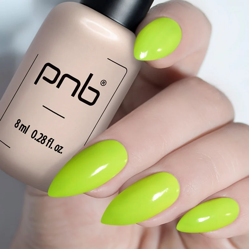 PNB yellow gel nail polish 251 Lemon Bang