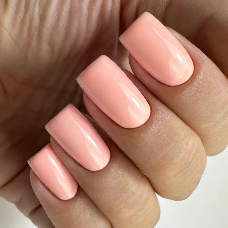 PNB coral peach gel nail polish 244 Meringue