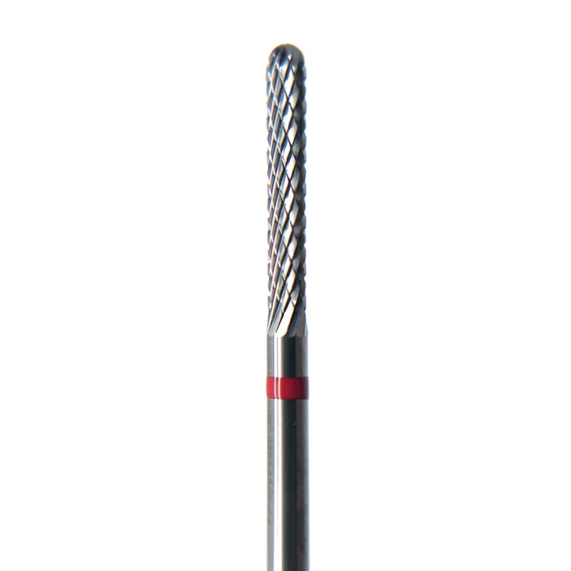 Carbide e-file nail drill bits - Cone (extra narrow), Soft grit, for Russian manicure, electric file blending nail drill bits for gel nail polish removal