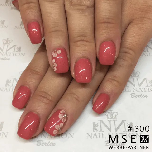 #300 Premium-EFFEKT Color Gel 5ml Blasses Himbeerrot mit Schimmer