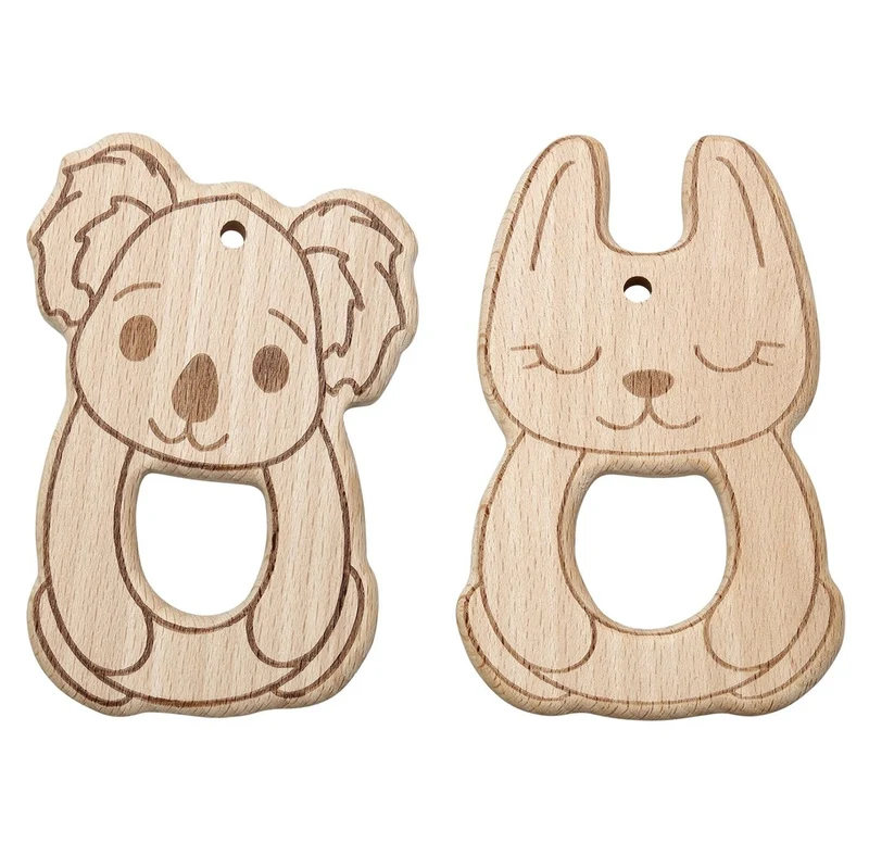Beißtiere aus Holz
