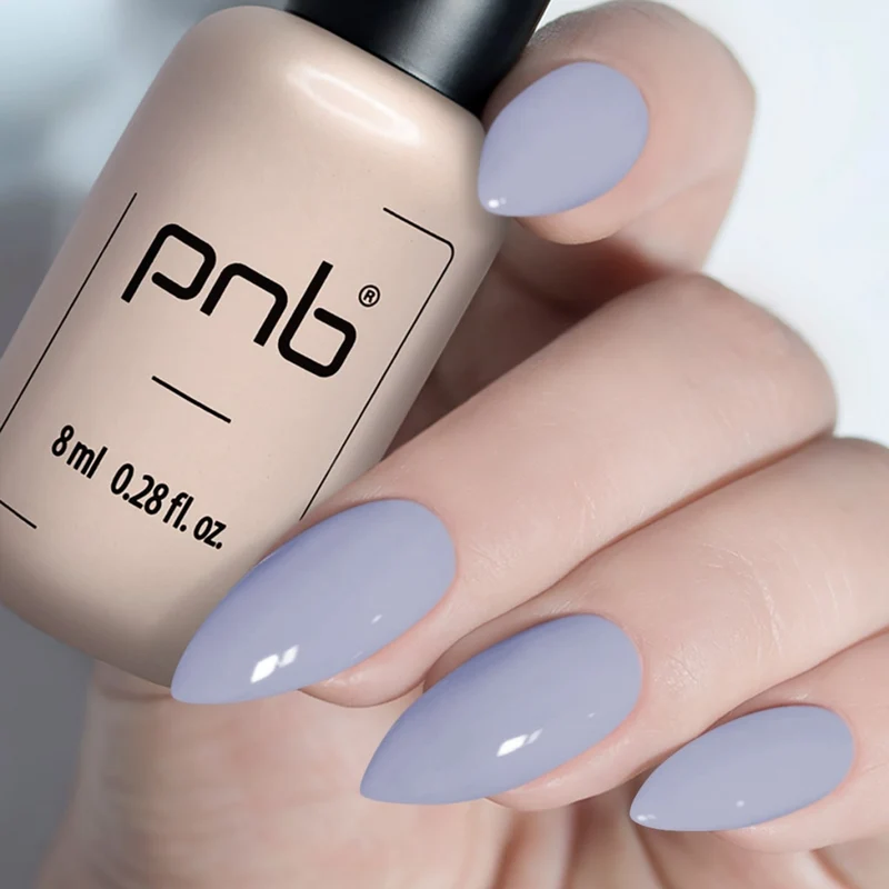 PNB light violet gel nail polish 159 Horizon