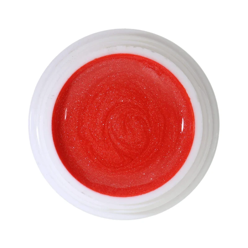 #345 Premium-EFFEKT Color Gel 5ml Leuchtendes Orangerot mit dezentem Silbereffekt