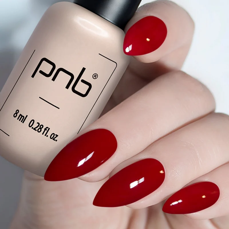 PNB red gel nail polish 149 Rouge
