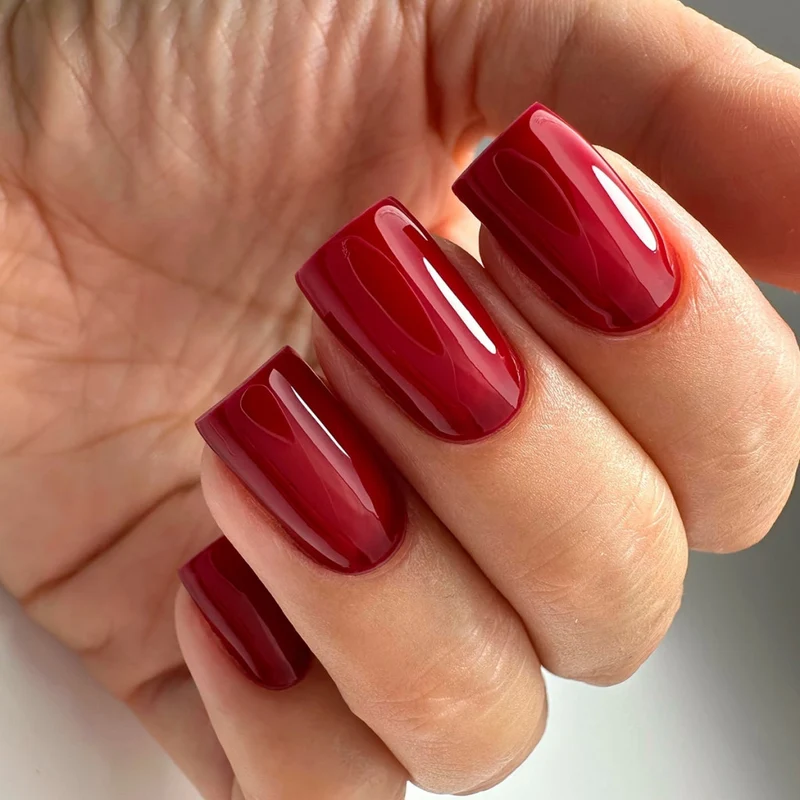 PNB red gel nail polish 149 Rouge