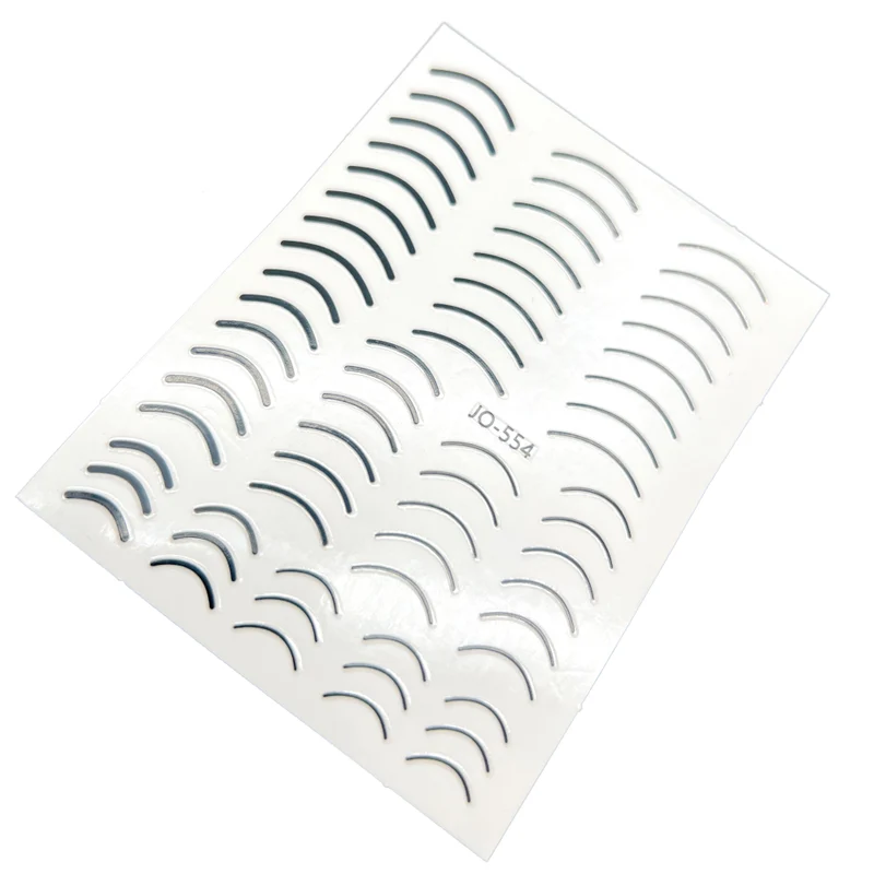 Black nail stickers for nail art