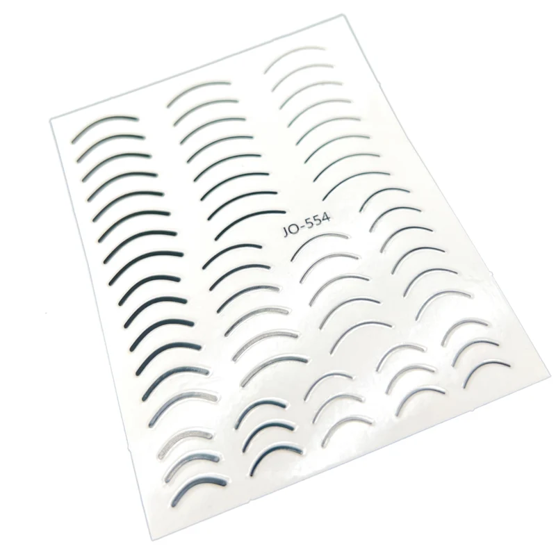 Black nail stickers for nail art