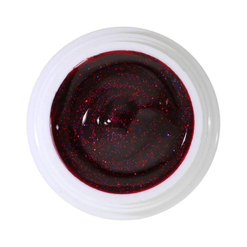 #246 Premium-GLITTER Color Gel 5ml Mischung aus rotem und blauem Glitter