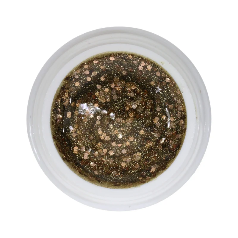 #260 Premium-GLITTER Color Gel 5ml Kupferglitter in grob und fein