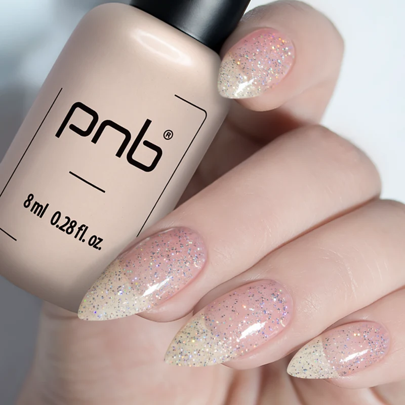 PNB sparkling gel nail polish 041 Silver River