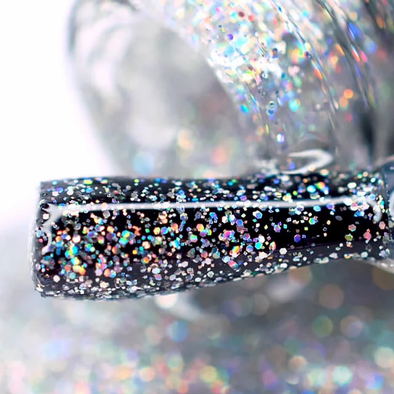 PNB sparkling gel nail polish 041 Silver River