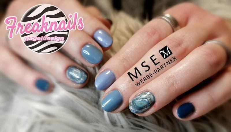 #332 Premium-EFFEKT Color Gel 5ml Dunkles, leuchtendes Blau mit Schimmereffekt