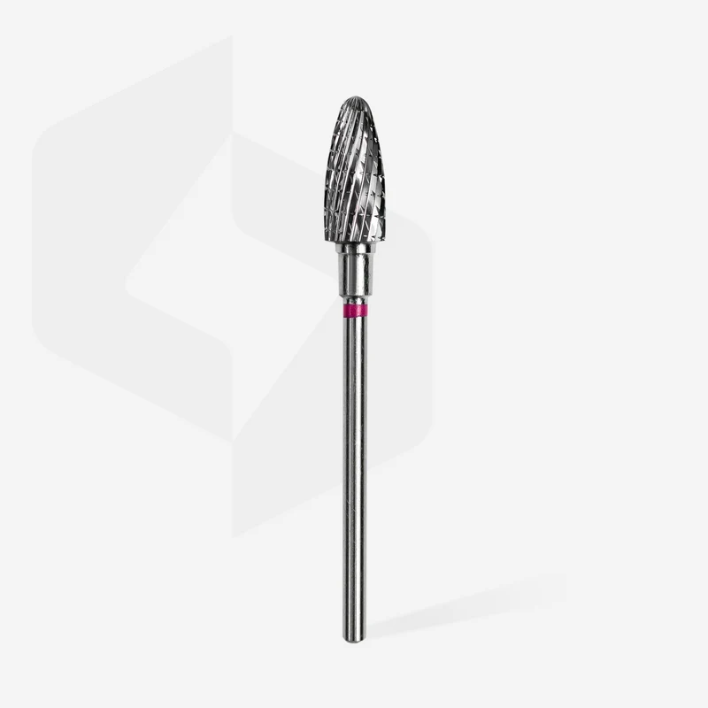 STALEKS PRO Expert Carbide nail drill bit 6 MM Working part 14 MM Nail tools for Russian manicure, nail drill bits for gel nail polish removal FT90V060/14