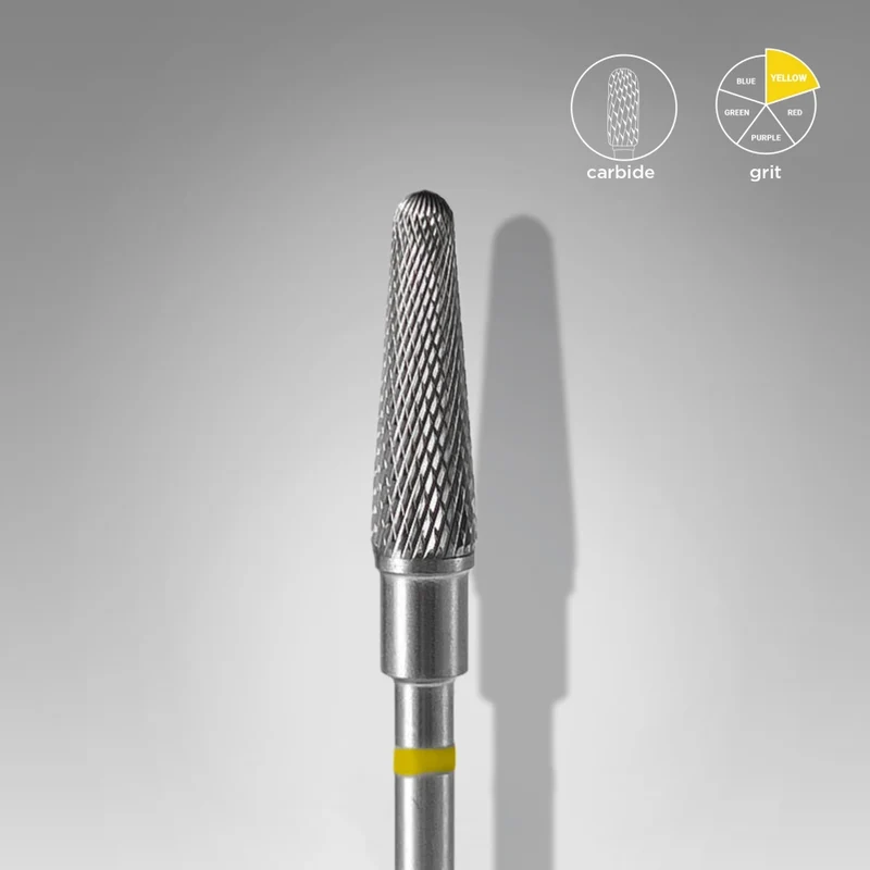 Fräseraufsatz Hartmetall Bit superfein (gelb) 4,0mm von STALEKS