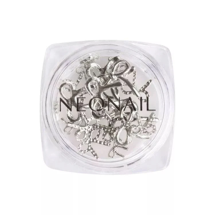 Silver Bows 3D - Nail Art Set Neonail