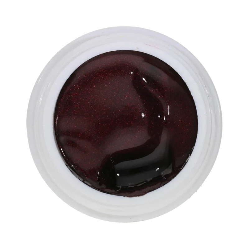 #191 Premium-EFFEKT Color Gel 5ml Schwarzrot mit dezentem rotem Perlglanz