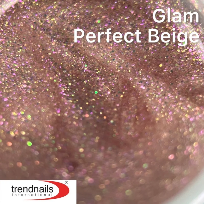 Rubber Gel Glam Line "Perfect Beige" 15ml von Trendnails (TPO-free)