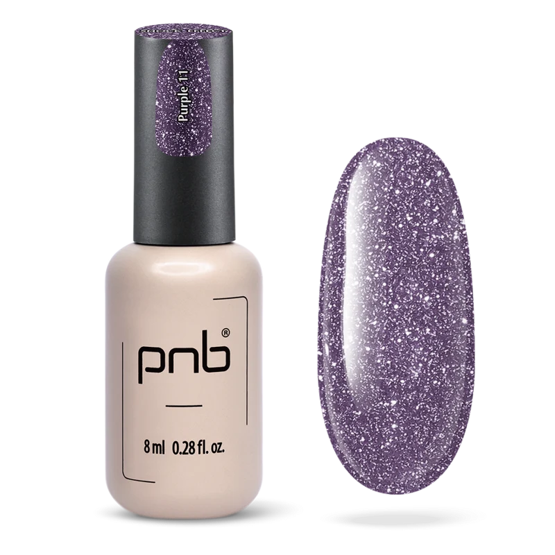PNB Shock Effect gel nail polish 11 Purple