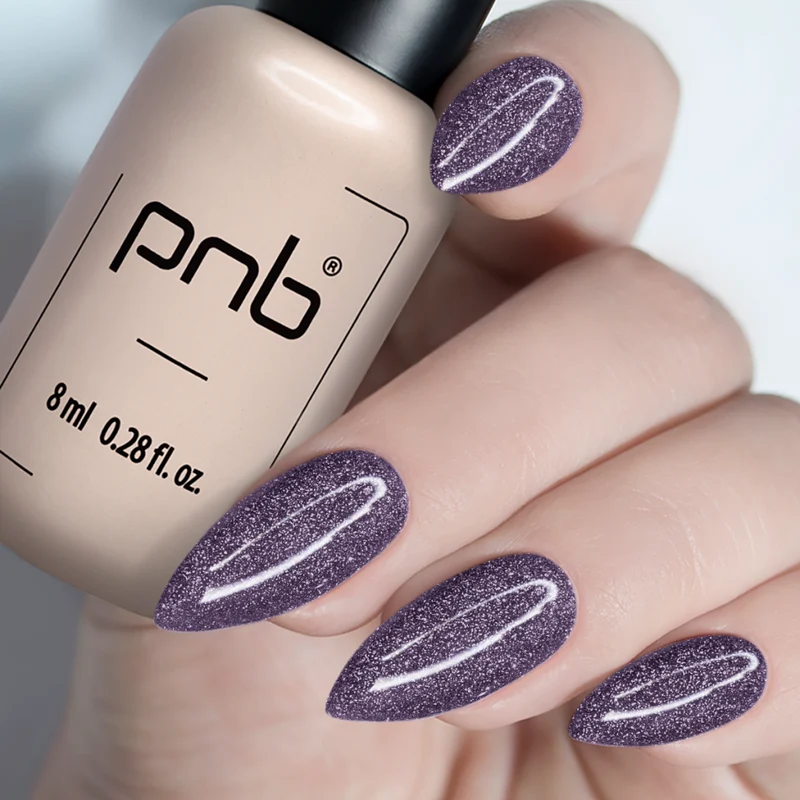 PNB Shock Effect gel nail polish 11 Purple