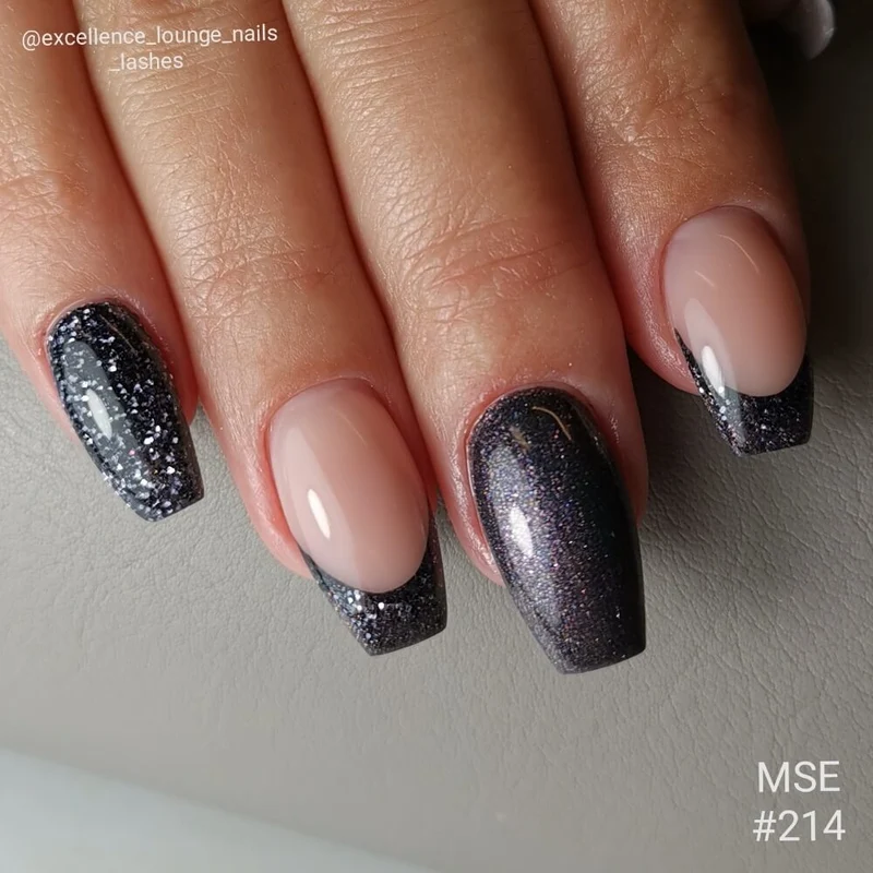 #214 Premium-EFFEKT Color Gel 5ml Dunkles Blaugrau mit ausgeprägtem Multicoloreffekt