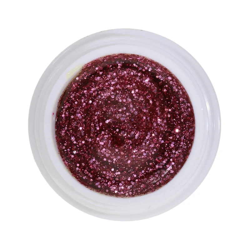 #239 Premium-GLITTER Color Gel 5ml Kräftig rosafarbenes Glittergel