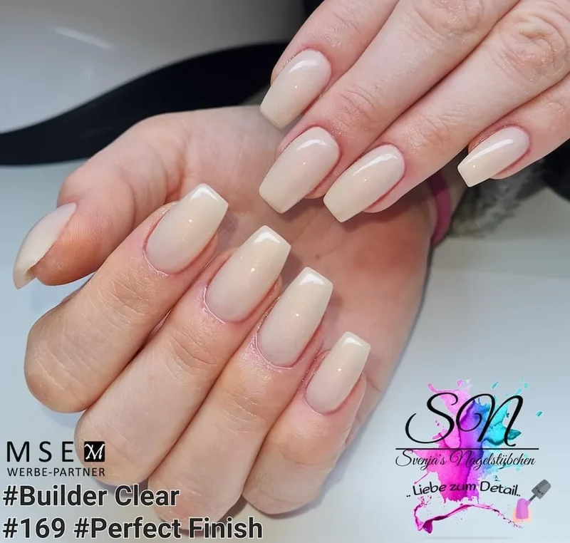 #169 Premium-EFFEKT Color Gel 5ml Heller Nudeton mit rose-goldenem Perleffekt