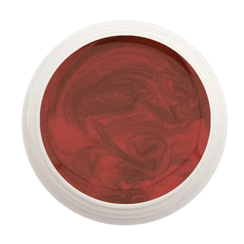 #190 Premium-EFFEKT Color Gel 5ml Dunkelrot mit dezentem rotem Perlglanz