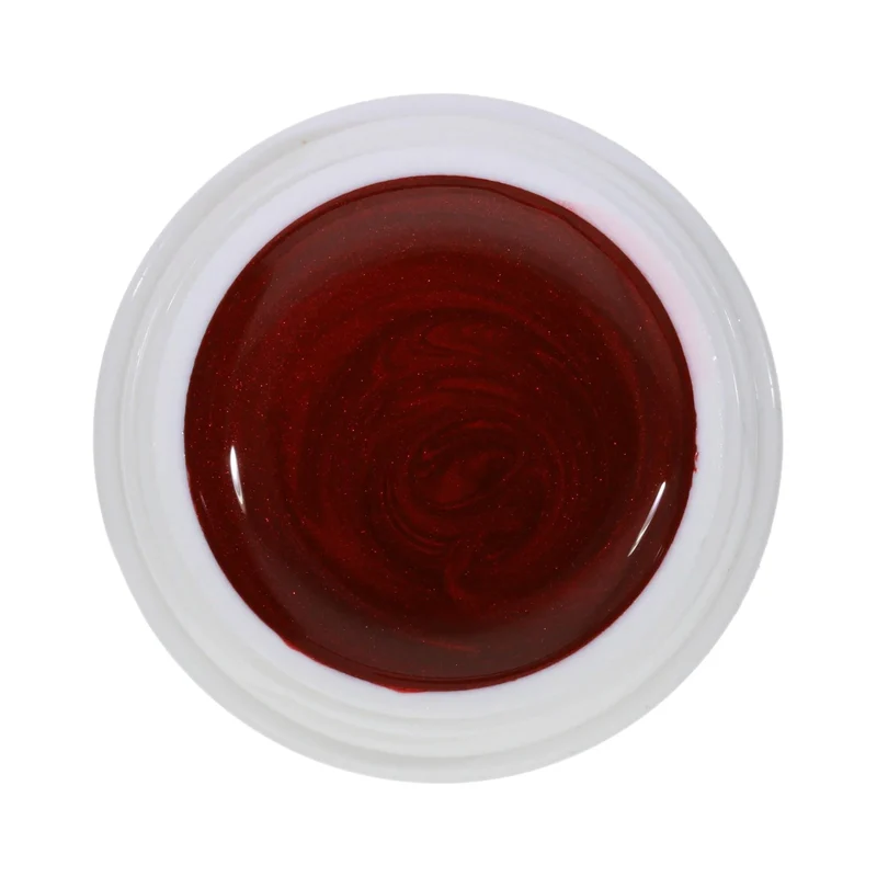 #190 Premium-EFFEKT Color Gel 5ml Dunkelrot mit dezentem rotem Perlglanz