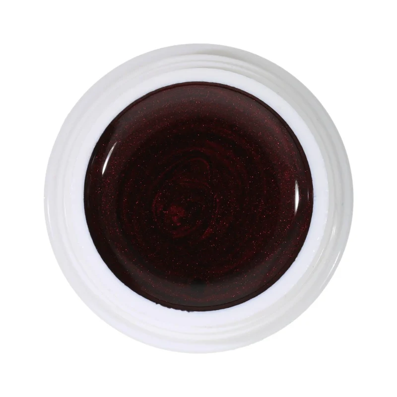 #188 Premium-EFFEKT Color Gel 5ml Dunkles Braunrot mit rotem Perlglanz