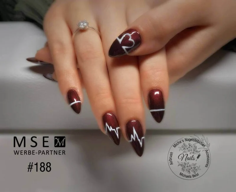 #188 Premium-EFFEKT Color Gel 5ml Dunkles Braunrot mit rotem Perlglanz