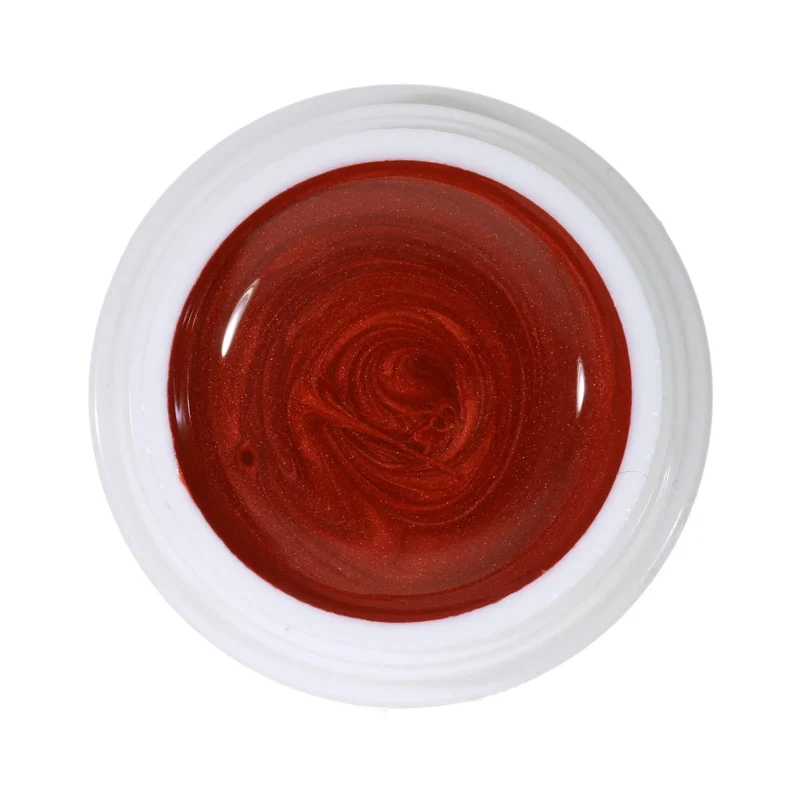 #183 Premium-EFFEKT Color Gel 5ml Dunkles Orange mit feinem Perlglanz
