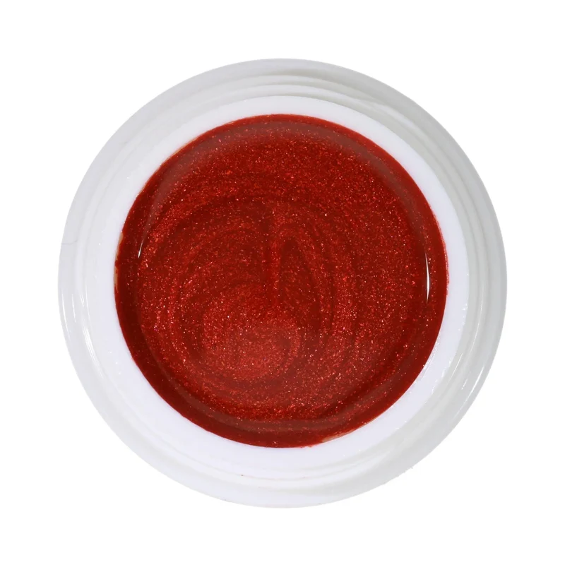 #182 Premium-EFFEKT Color Gel 5ml Dunkles Orange mit braunem Unterton und leichtem Schimmereffekt