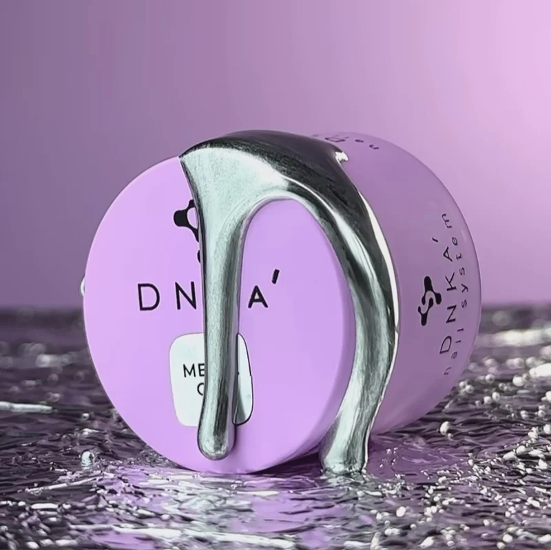 SILVER - Metallic Gel (NailArt Gel) 5ml DNKa