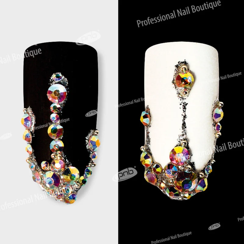 PNB Rhinestones Glass AB mix 1440 pcs