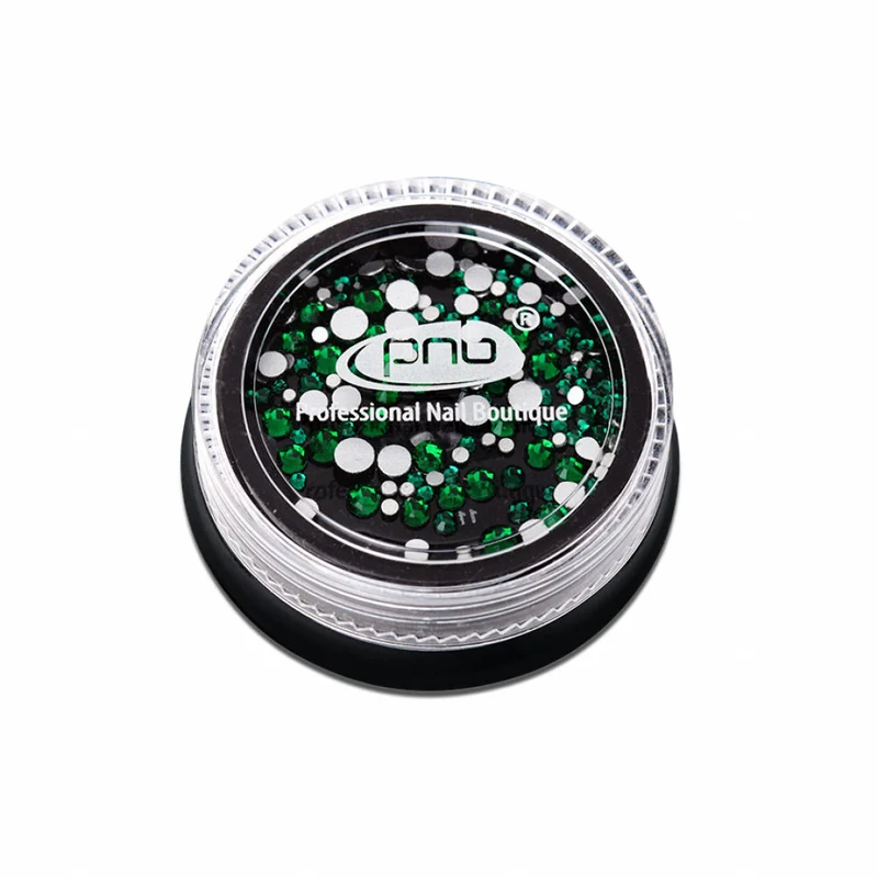 PNB Rhinestones Glass Green Mix 200 pcs