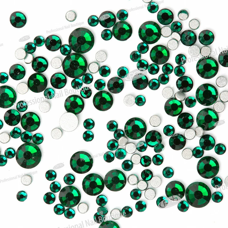 PNB Rhinestones Glass Green Mix 200 pcs