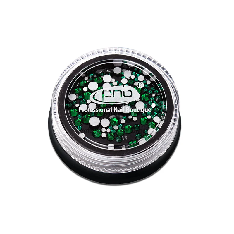 PNB Rhinestones Glass Green Mix 200 pcs