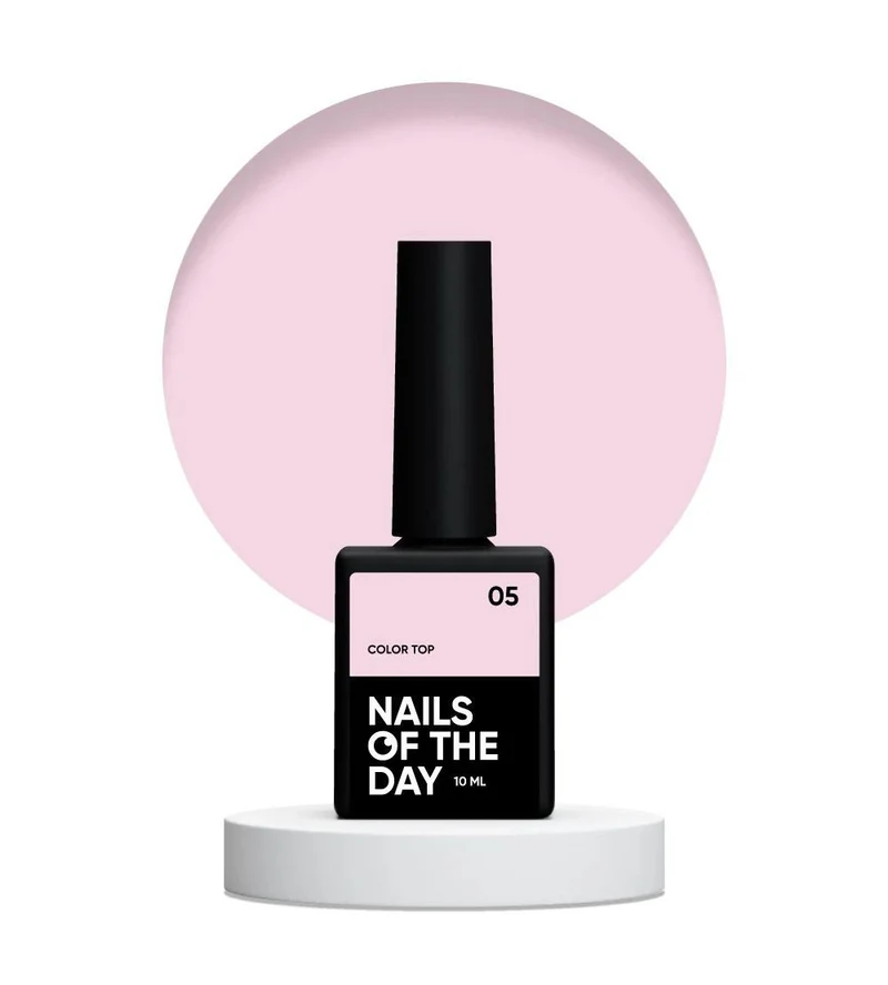 05 COLOR TOP - Cover Top Coat (No Wipe) 10ml NAILS OF THE DAY