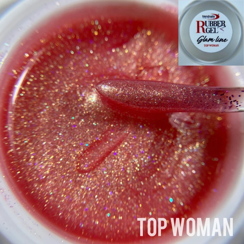 Rubber Gel Glam Line "Top Woman" 5-30ml von Trendnails (TPO-free)