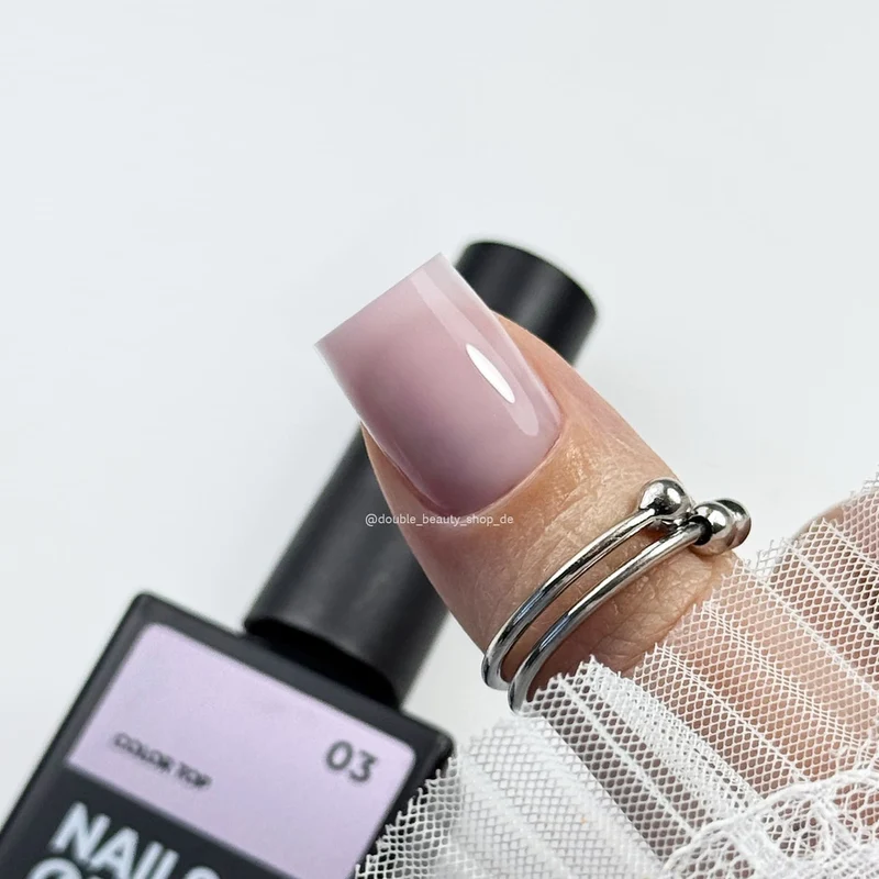 03 COLOR TOP - Cover Top Coat (No Wipe) 10ml NAILS OF THE DAY