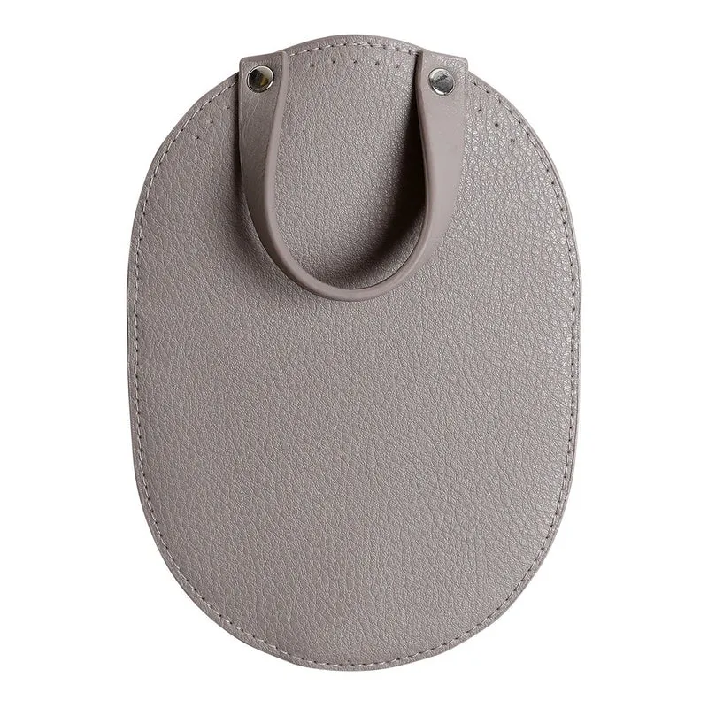 Taschenklappe für Metallverschluss - Beige/Silver