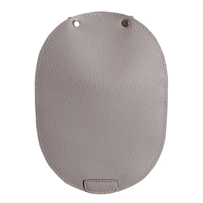 Taschenklappe für Metallverschluss - Beige/Silver