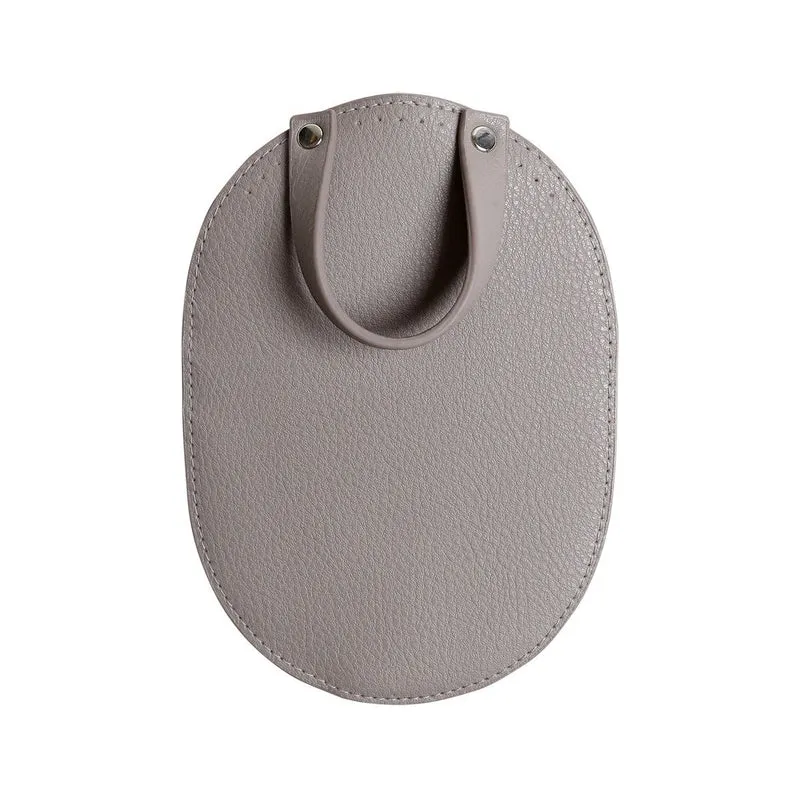 Taschenklappe für Metallverschluss - Beige/Silver