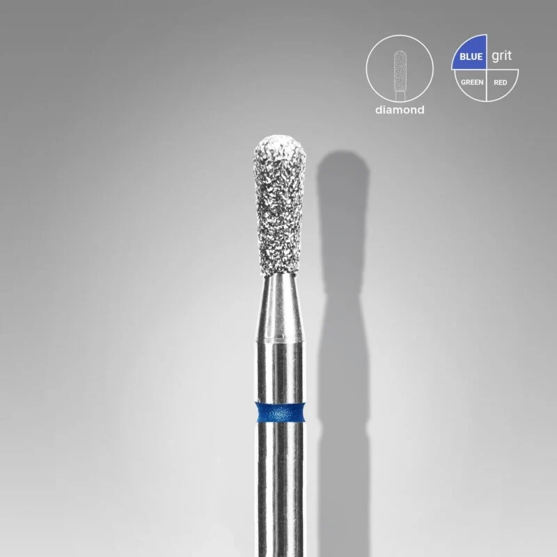 Fräseraufsatz Winkel Diamant Bit mittel (blau) 2,3 mm Arbeitsteil 5 mm von STALEKS