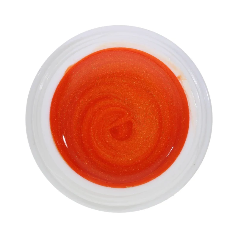 #168 Premium-EFFEKT Color Gel 5ml Leuchtendes Orange mit Goldeffekt