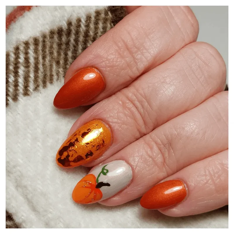 #168 Premium-EFFEKT Color Gel 5ml Leuchtendes Orange mit Goldeffekt