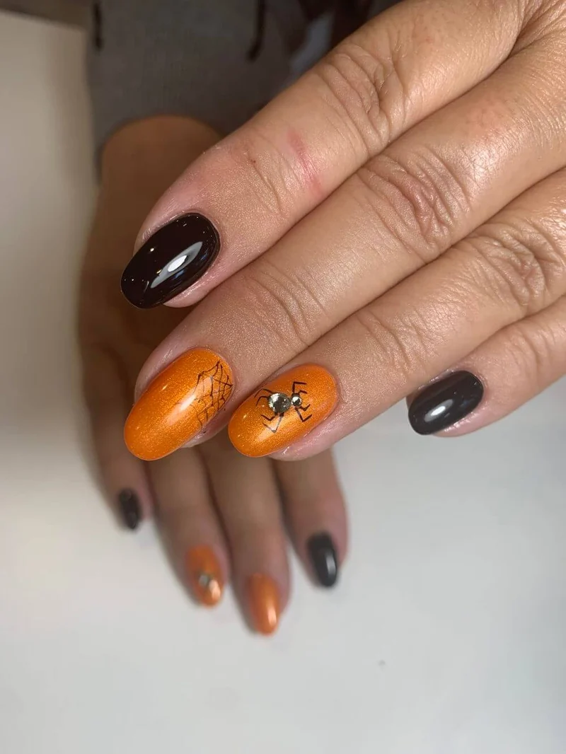 #168 Premium-EFFEKT Color Gel 5ml Leuchtendes Orange mit Goldeffekt